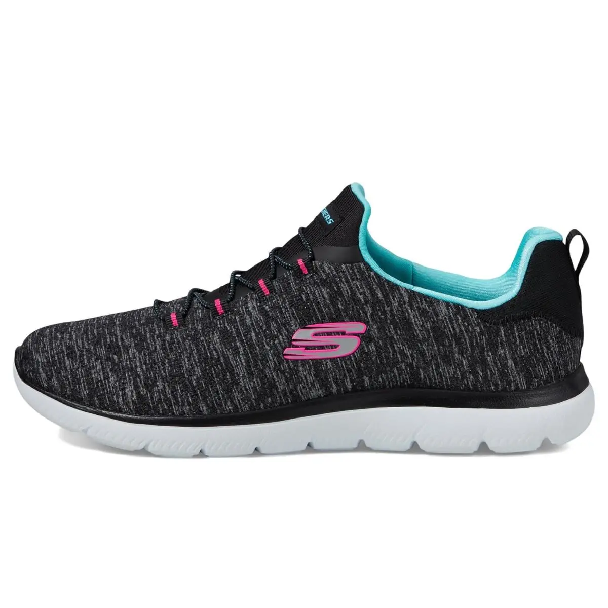 Skechers shoes - Black/Light Blue 2