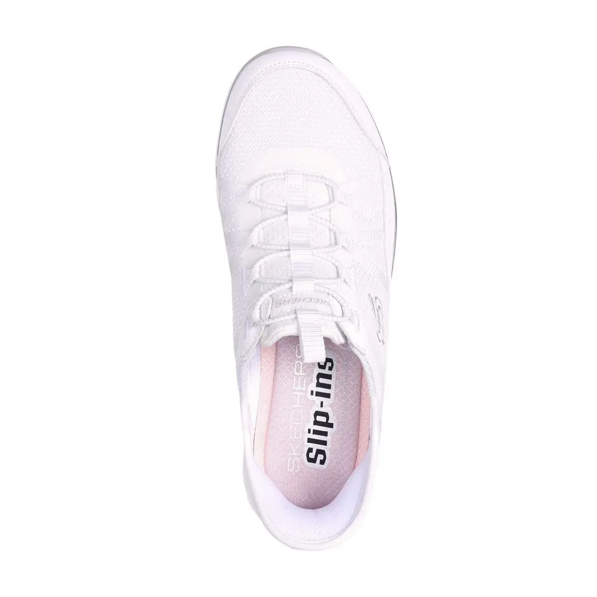 Skechers shoes - WHITE/SILVER 1