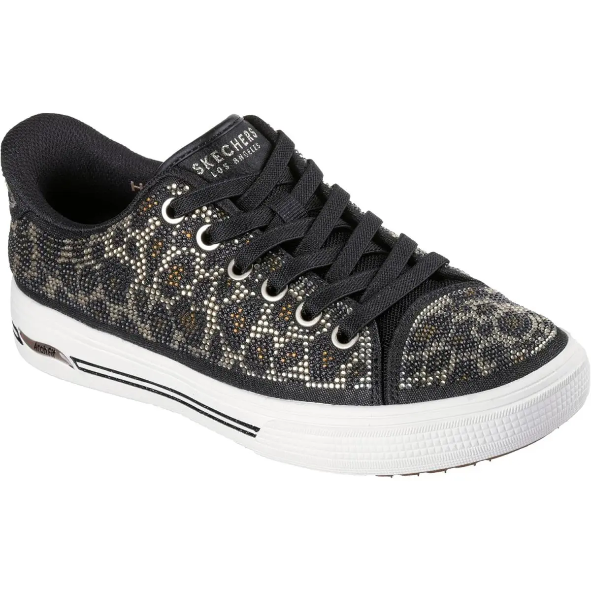 Skechers Women`s Arch Fit Arcade Apma Seal - Dazzle You Hands Free Slip-ins