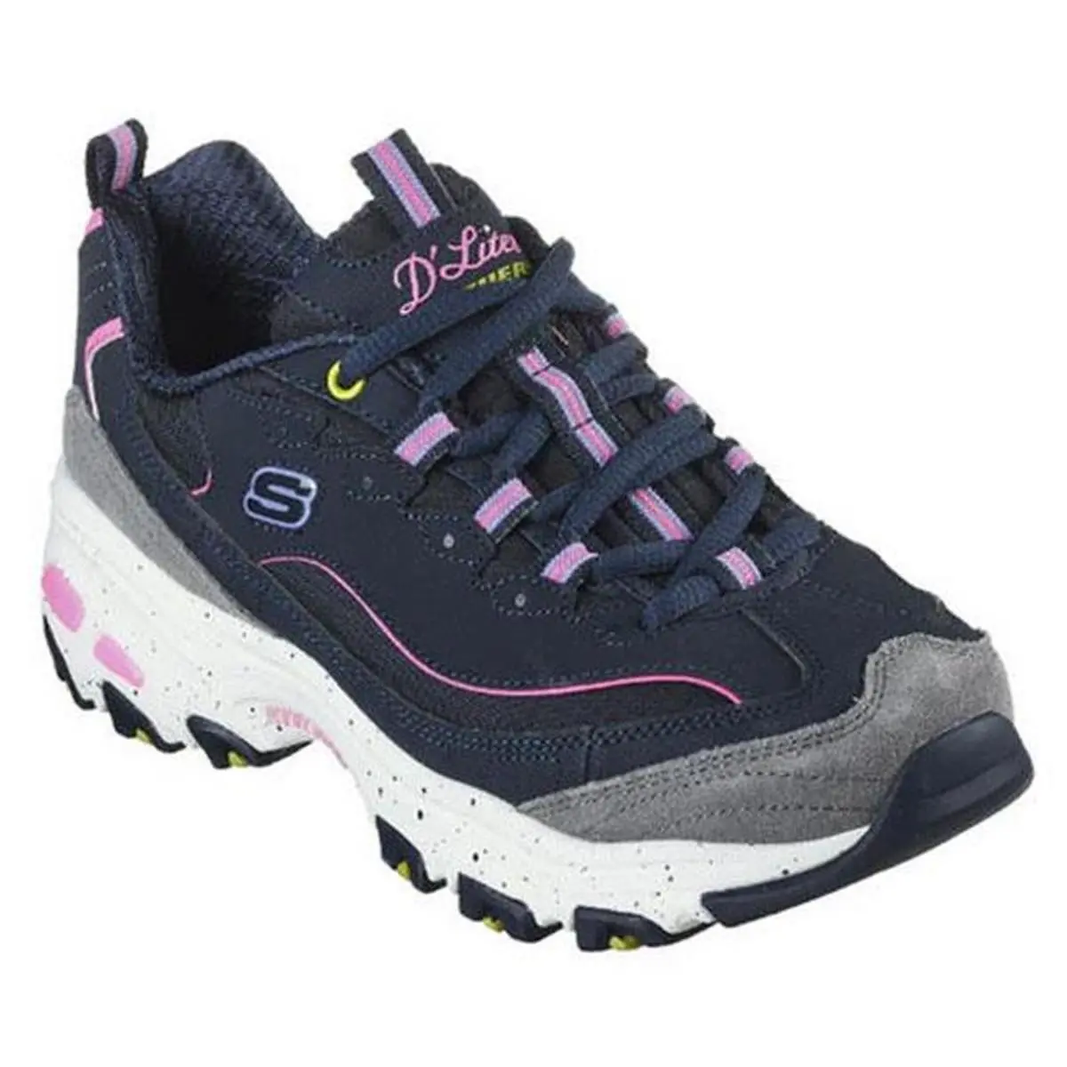 Skechers Women`s Lightweight Athleisure D`lites in Navy Blue
