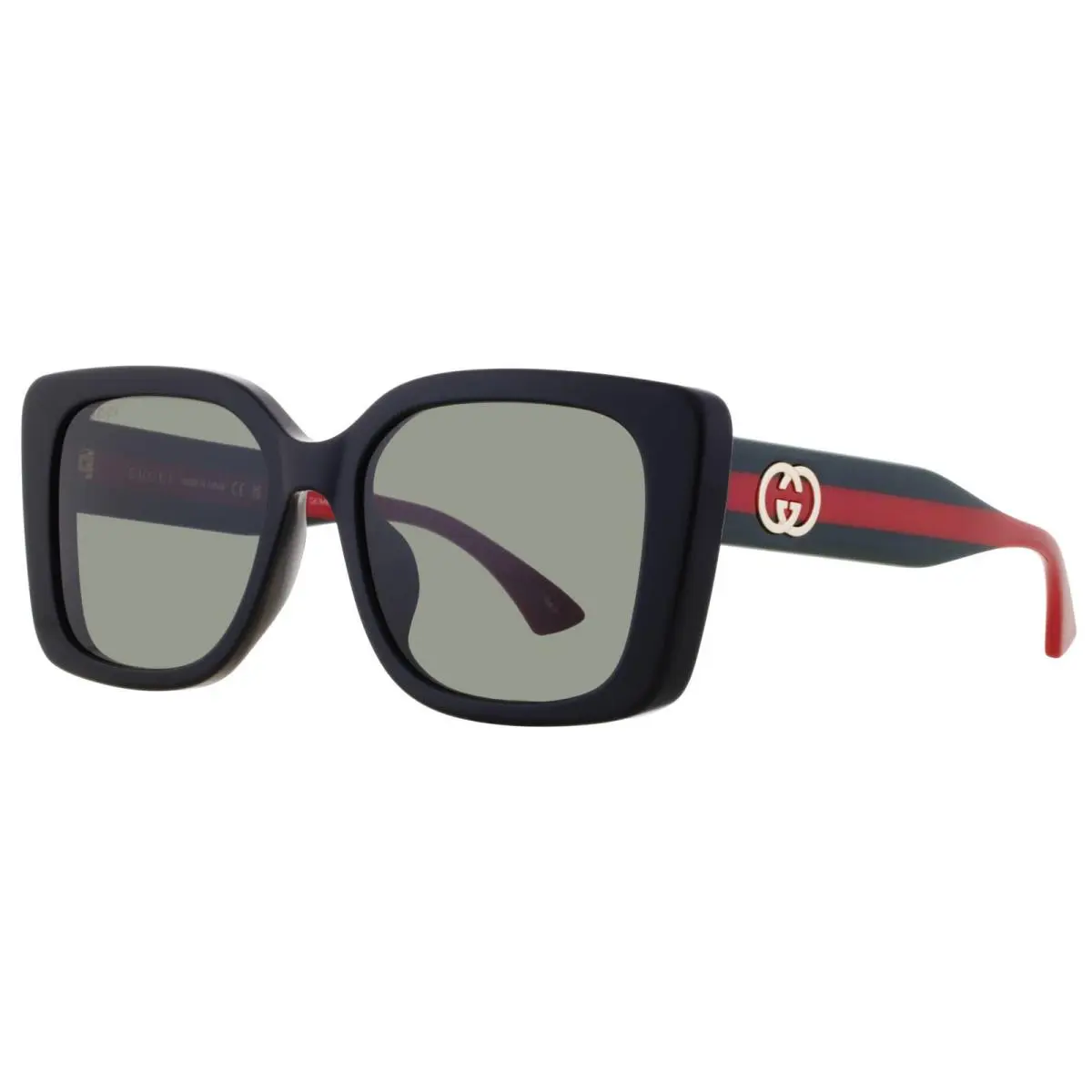 Gucci Grey Square Ladies Sunglasses GG2118SA 001 55 GG2118SA 001 55