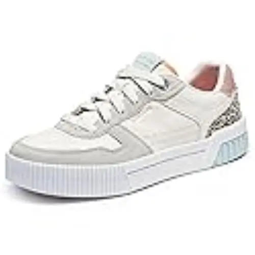 Skechers Court Classics Women`s Jade-feline Instinct Ntmt 7.5 M US Natural/mult