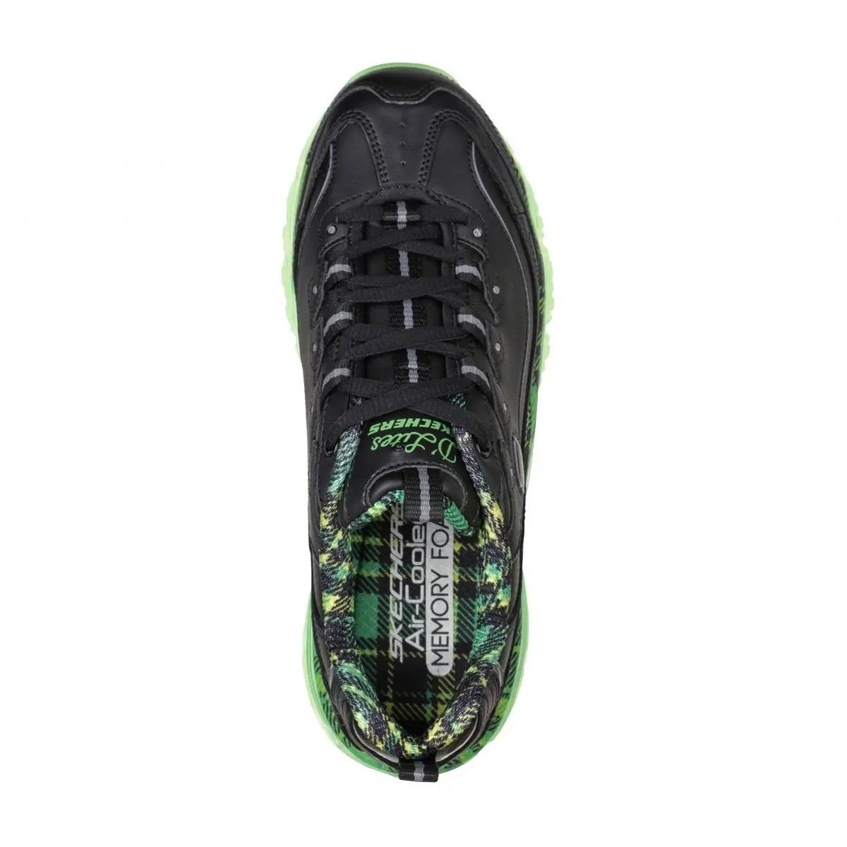 Skechers shoes - BLACK/LIME 1