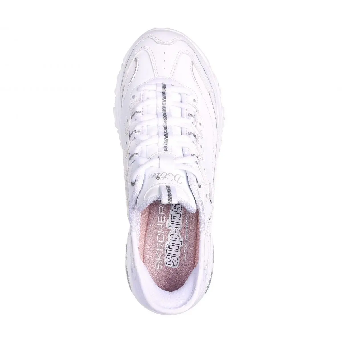 Skechers shoes - WHITE/SILVER 1