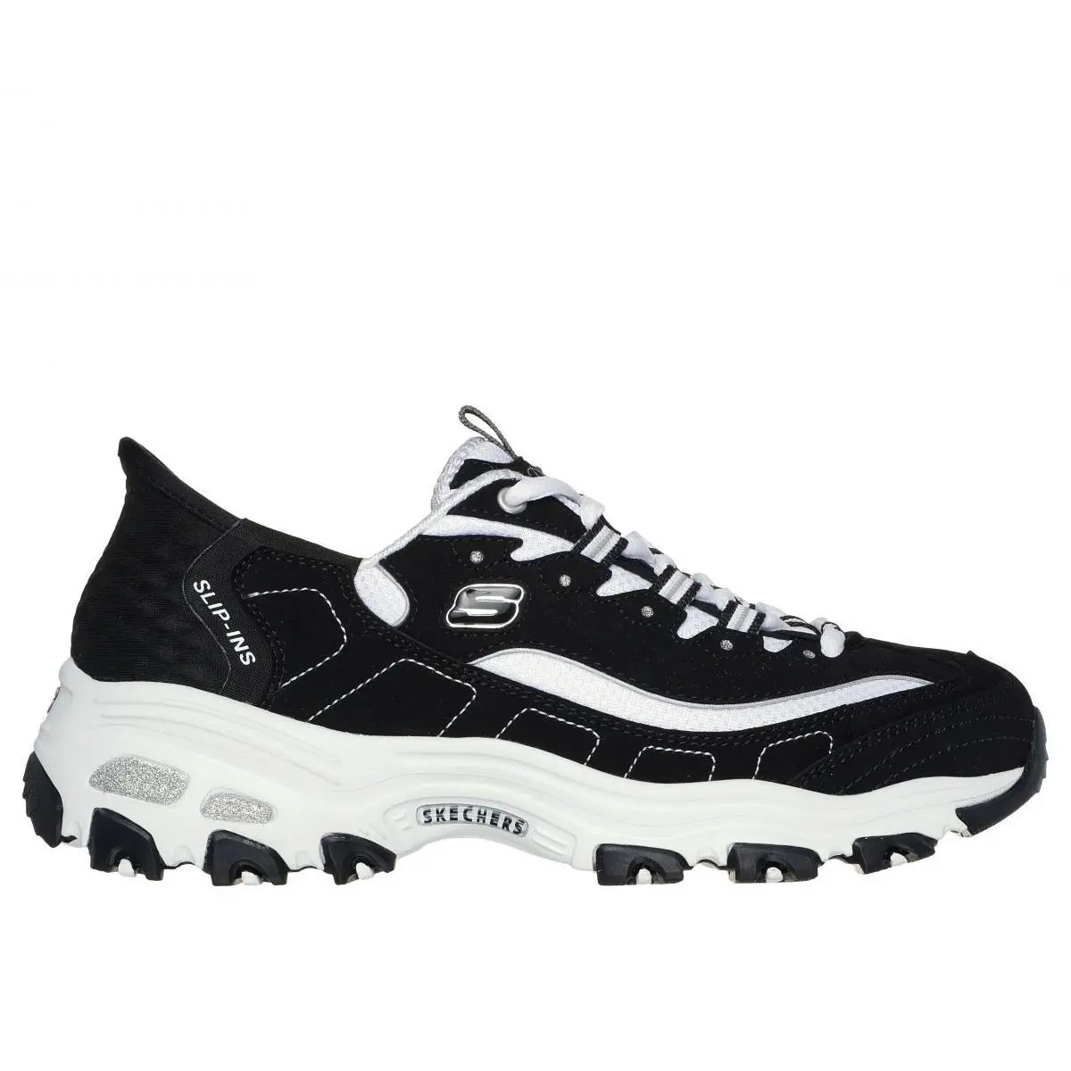 Skechers shoes - BLACK/WHITE 4