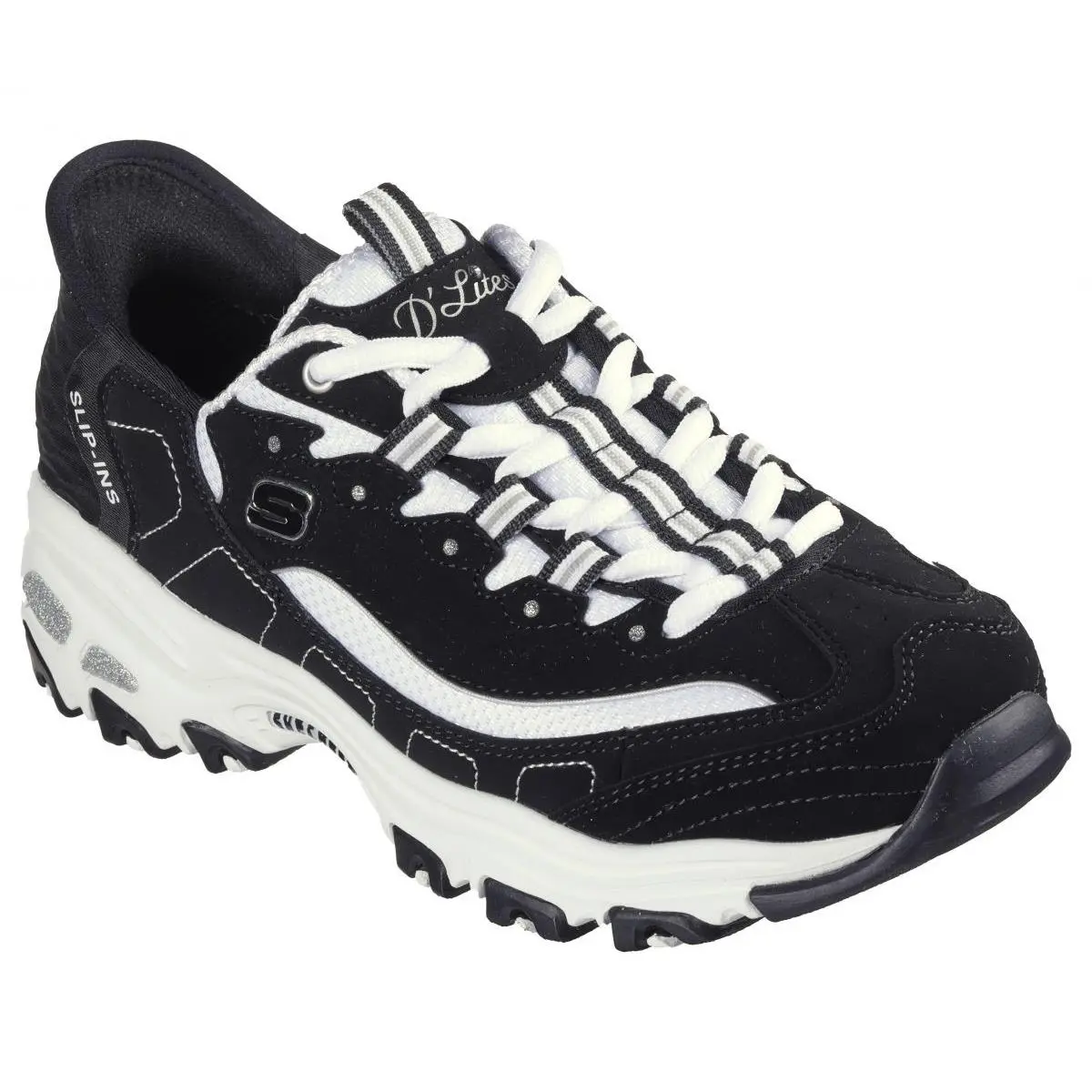 Skechers shoes - BLACK/WHITE 5