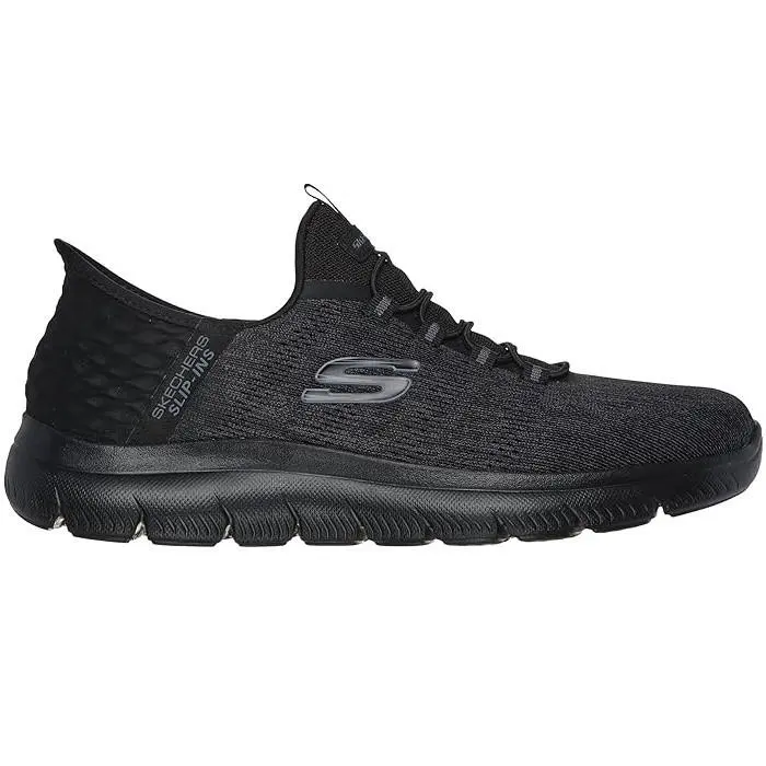 Skechers Men`s Slip-ins Summits High Range Shoes - 232457 Black/black - Black/Black