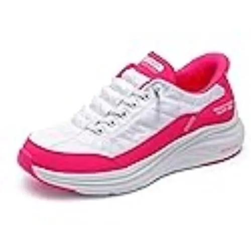 Skechers shoes - WHITE/HOT PINK 8
