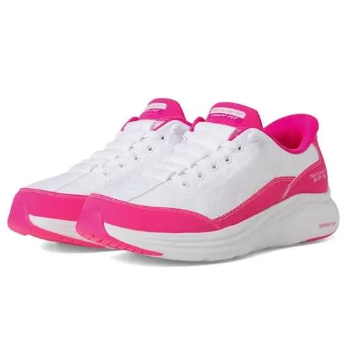 Skechers shoes - WHITE/HOT PINK 19