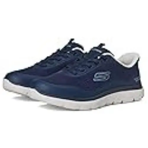 Skechers Men`s Summits Leyter Hands Free Slip-in Sneaker Navy/blue 6.5 Navy/blu