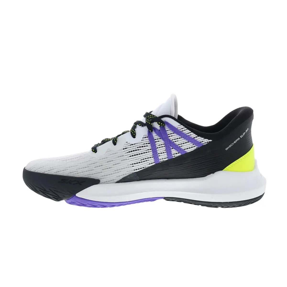 Skechers shoes - Skechers Slip-Ins Tennis Baseline Bully - 246115-WBPR - White 11