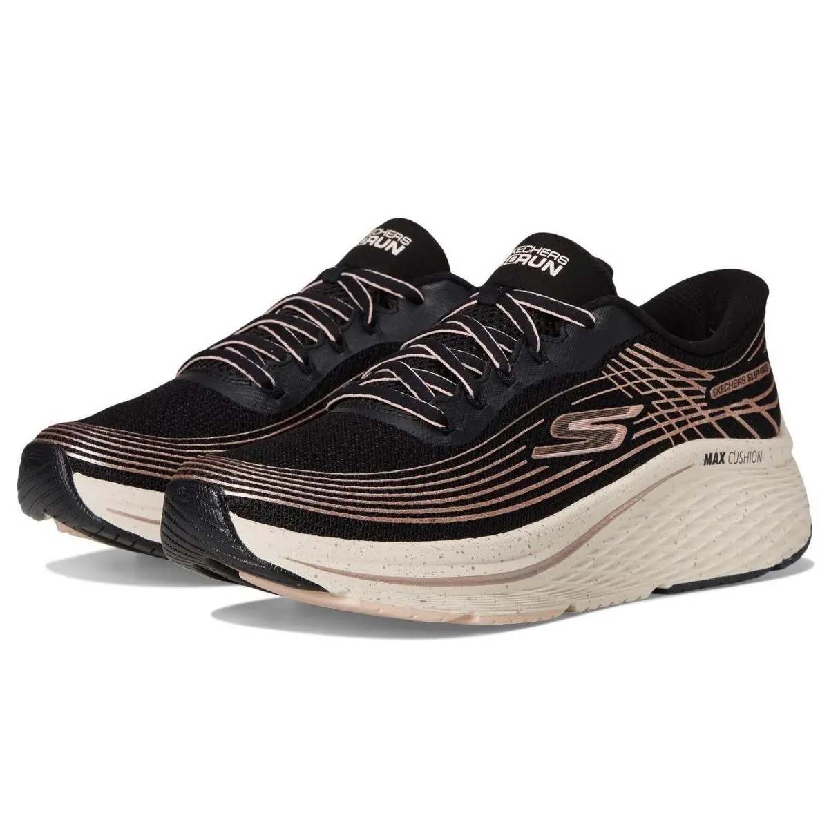 Skechers shoes - Black/Rose Gold 6
