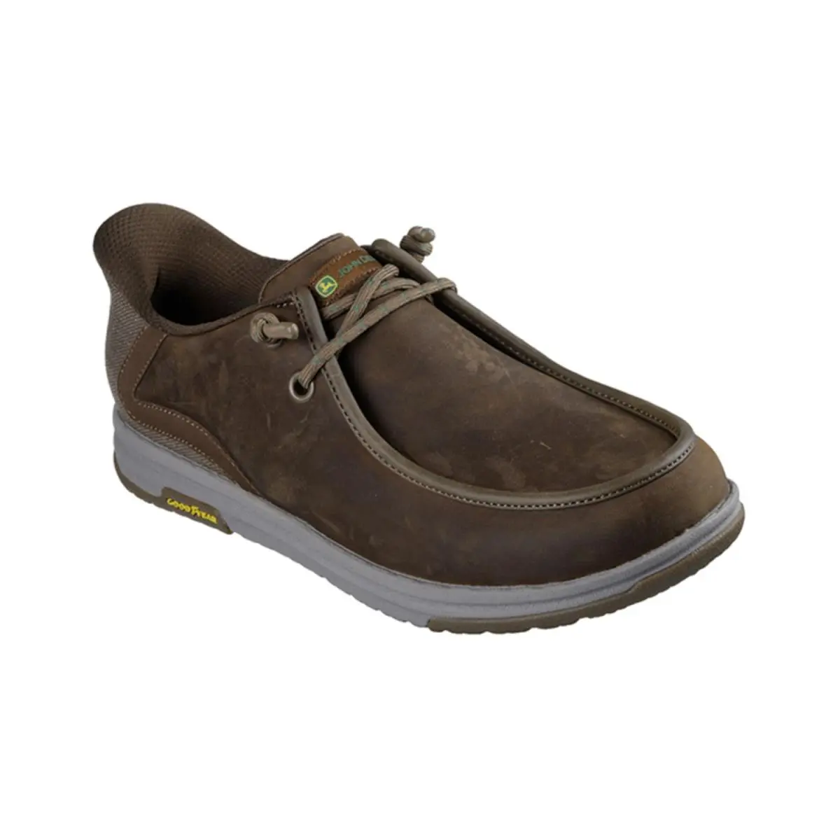 Skechers Men`s X John Deere Relaxed Fit Melson 2.0 Slip-on Shoes Moc Toe