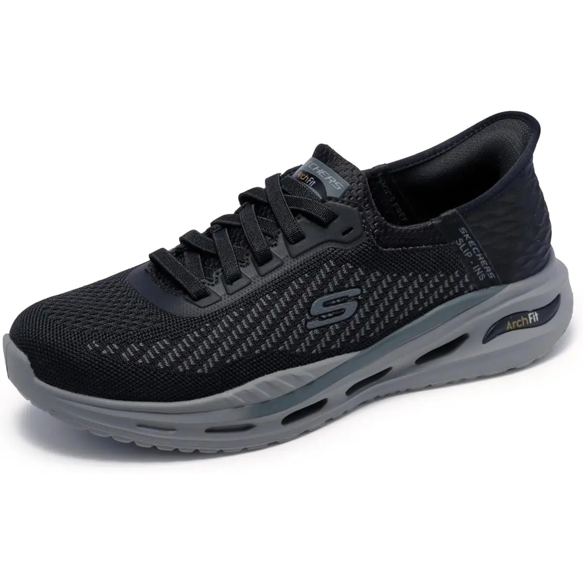 Skechers shoes - 210956-BLK - Grey/Navy 2