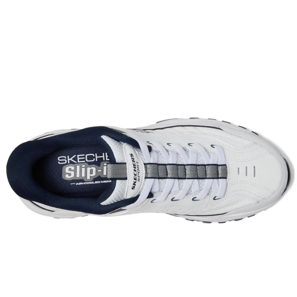 Skechers shoes - WHITE/NAVY 2
