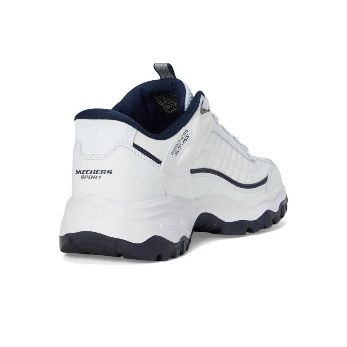 Skechers shoes - WHITE/NAVY 5