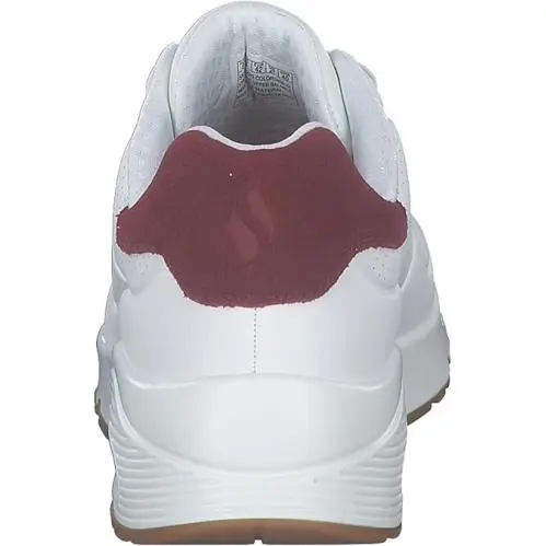 Skechers shoes - Skechers UNO Air Trainers - UNO Air Trainers - 183920 WBUG - White/Burgundy 8