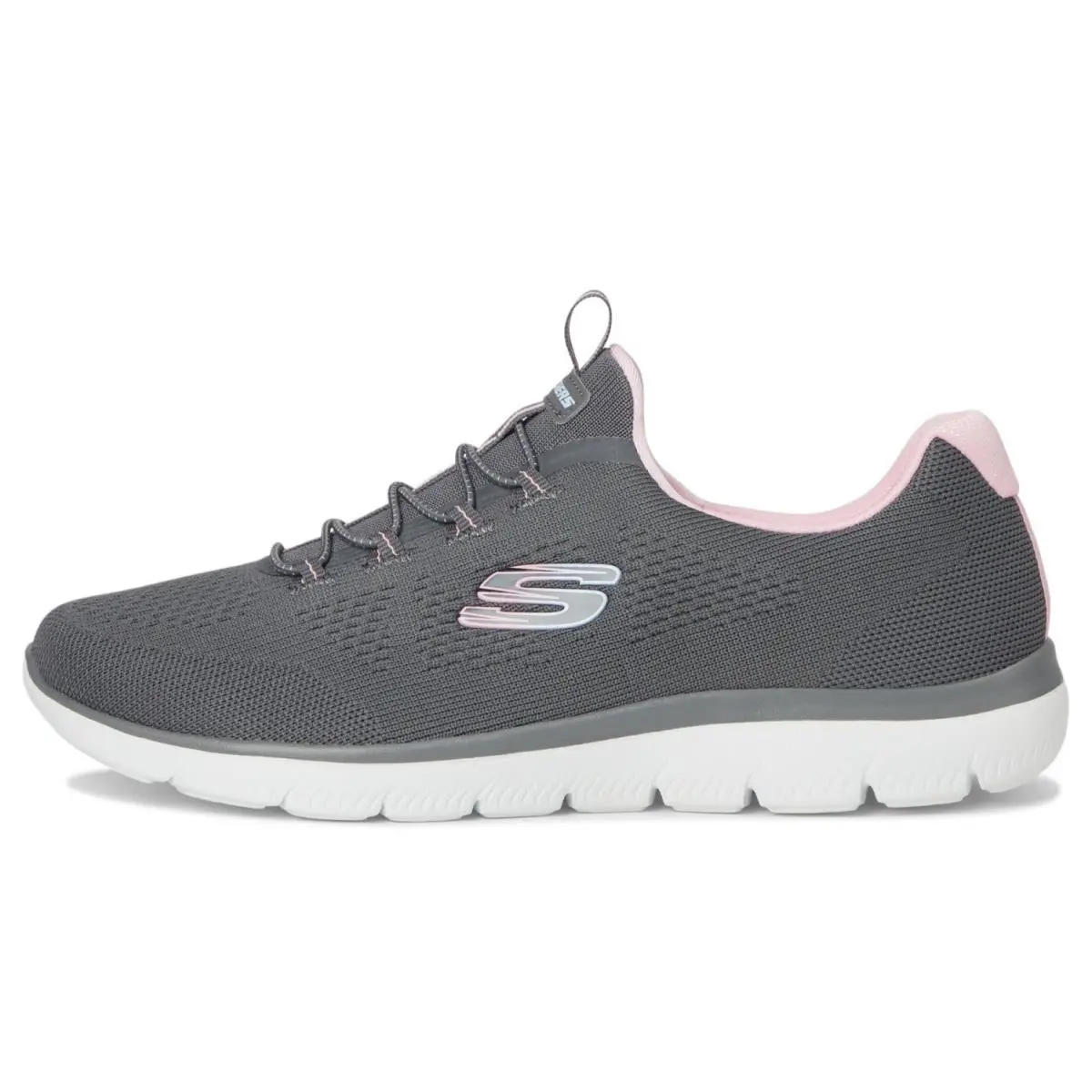 Skechers shoes - CHARCOAL/PINK 4