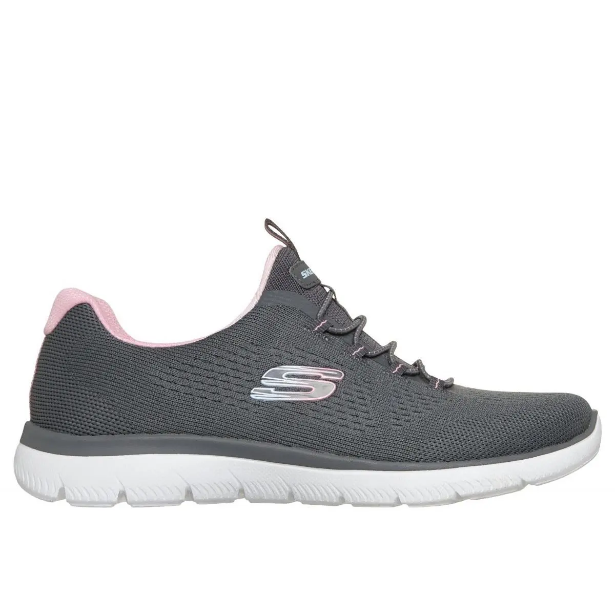 Skechers shoes - CHARCOAL/PINK 5