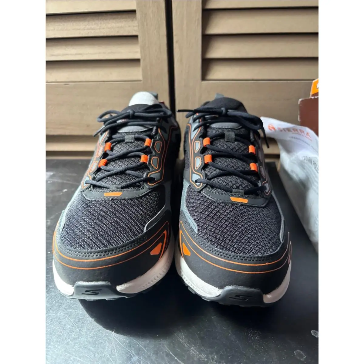 Skechers shoes - Black and Orange 7