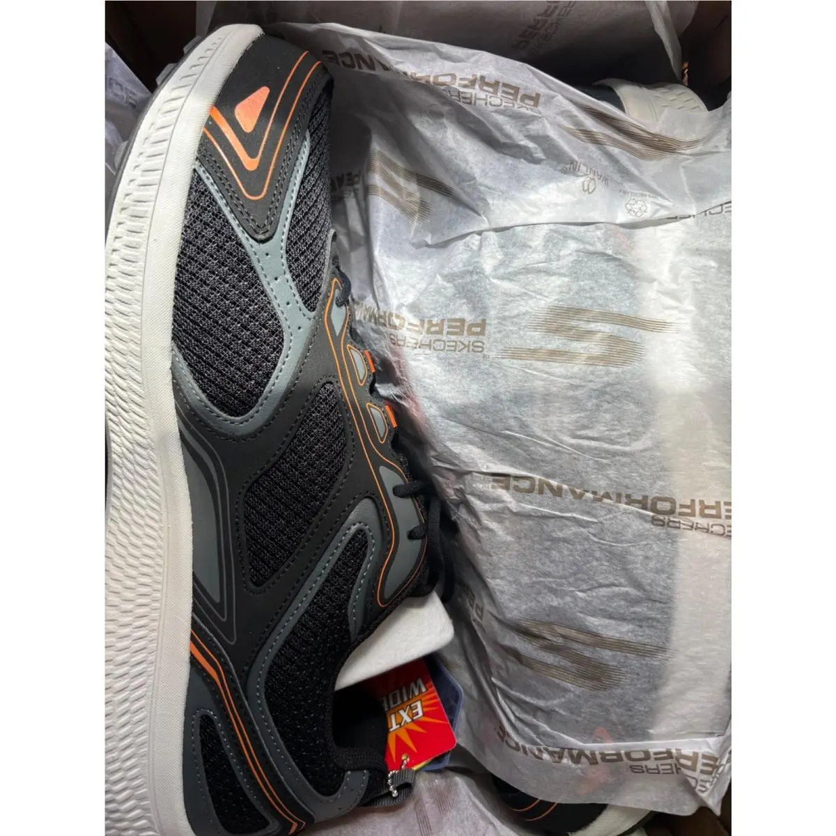 Skechers shoes - Black and Orange 5