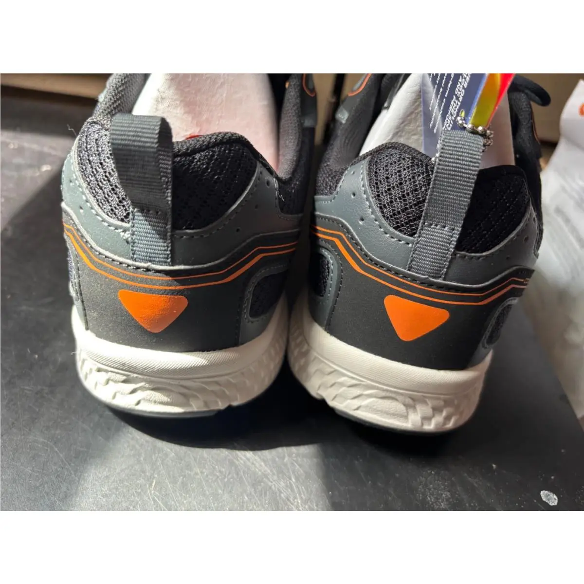 Skechers shoes - Black and Orange 8