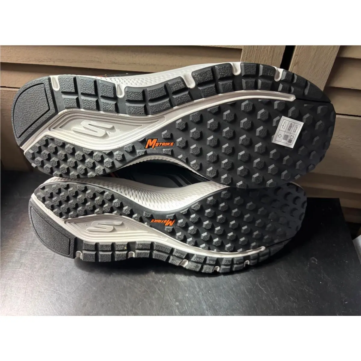 Skechers shoes - Black and Orange 9