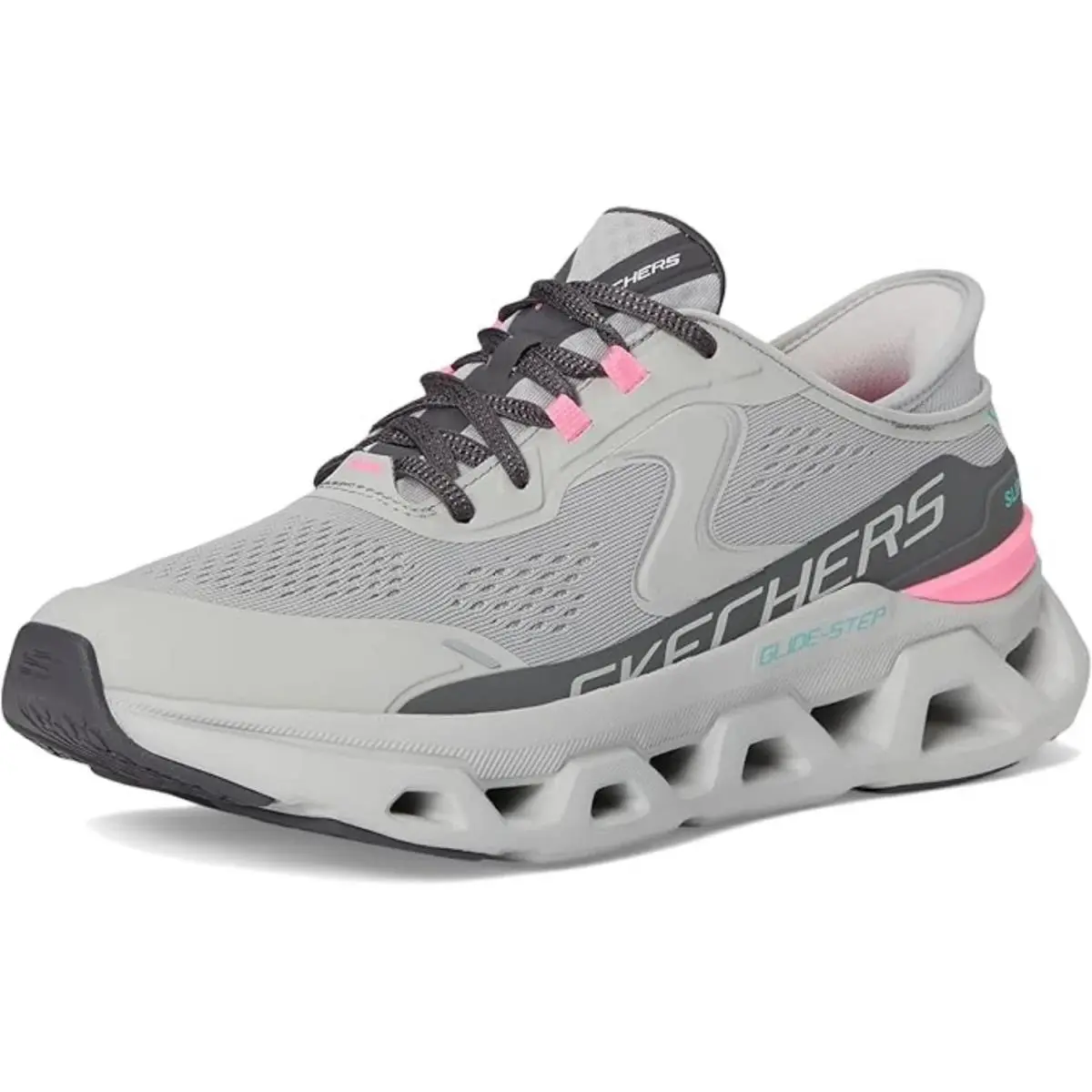 Skechers shoes - Athletic - Athletic - Grey/Pink 8