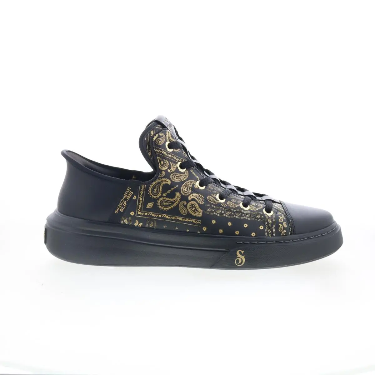 Skechers Premium Slip-ins Snoop Dogg One Double G Mens Black Sneakers Shoes