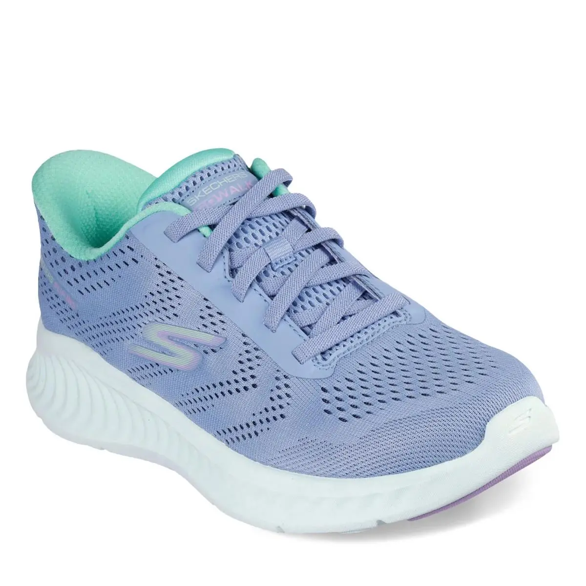 Womens Skechers Go Walk Now Khloe Sneakers - Blue/green Size 8 M US 125643