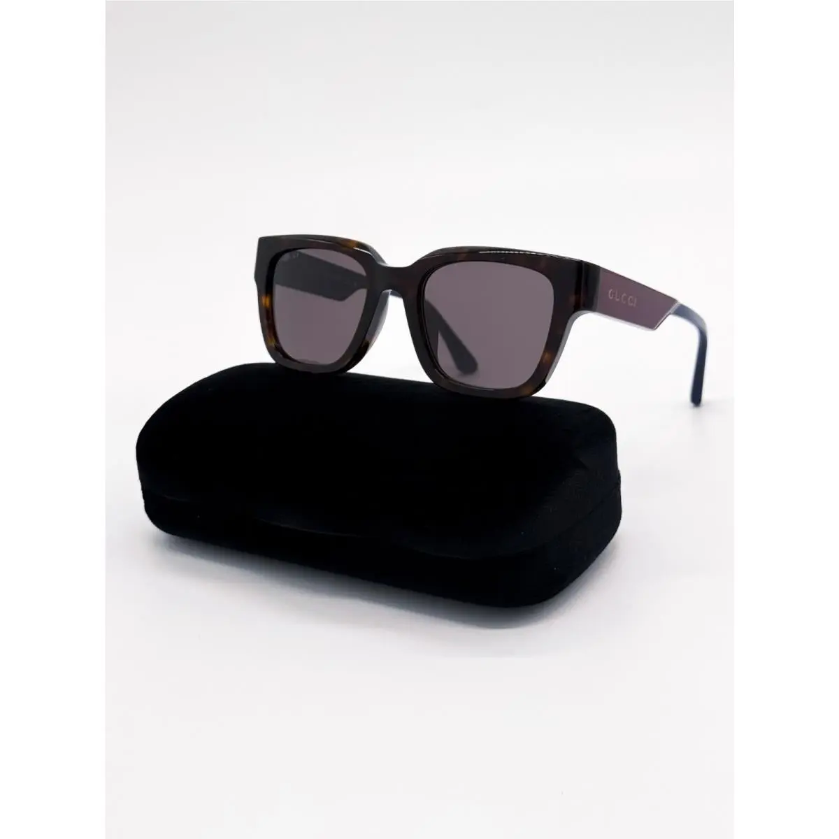 Gucci Sunglasses GG1670SK 002 Havana Square Men Gucci Eyewear