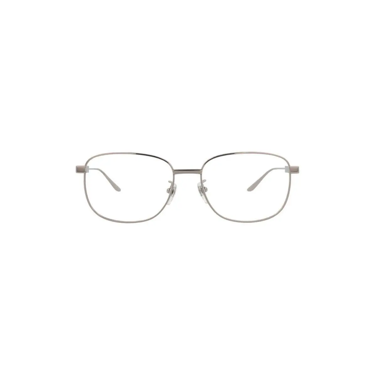 Gucci Men Novelty 57mm Rectangle Optical Glasses Ruthenium Transpa