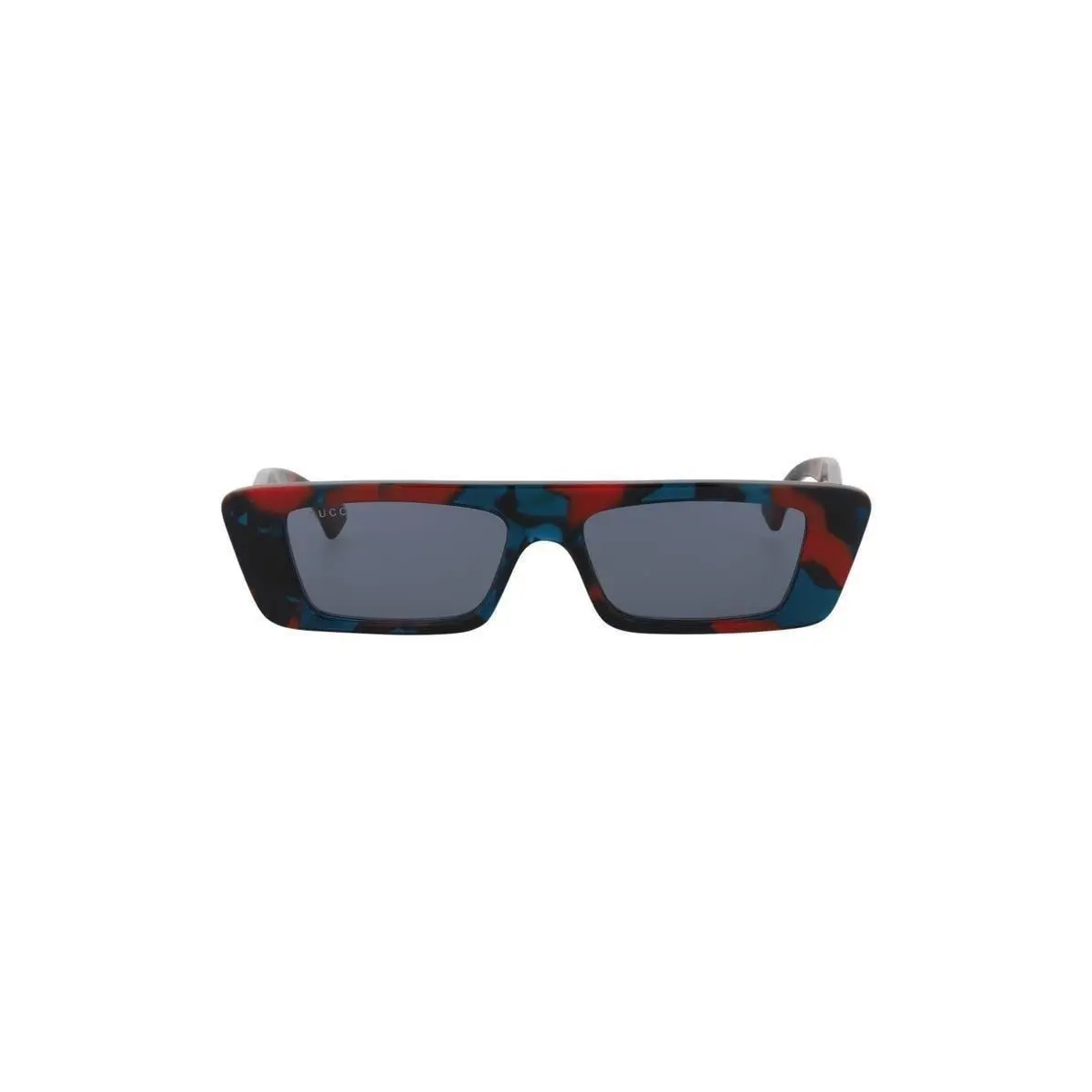 Gucci Men 54mm Rectangular Sunglasses Havana Havana Blue