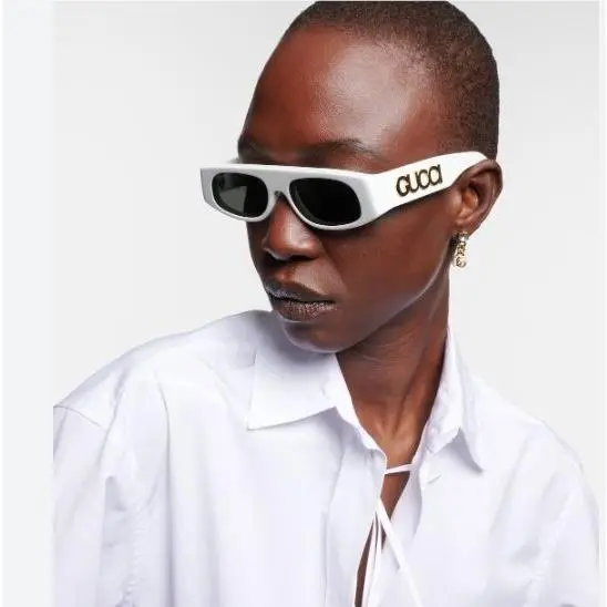 Gucci GG1771S 002 Sunglasses White Square Women Gucci Eyewear