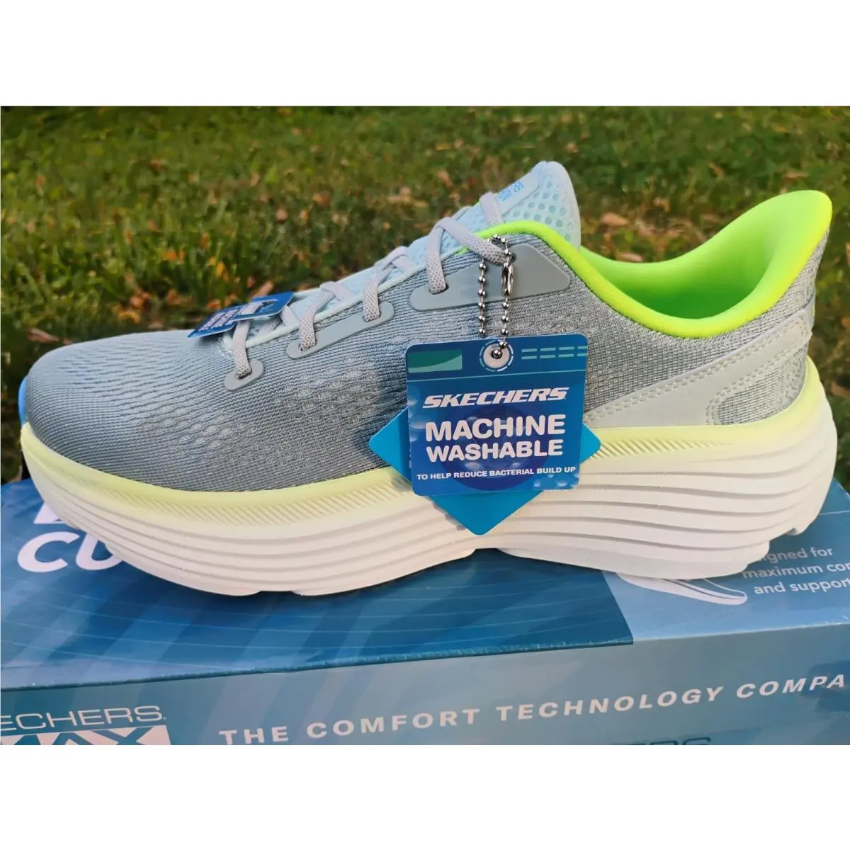 Skechers shoes - Skechers Max - Max - 129479 - Blue, Manufacturer: Black Silver (UPC: 198376368340) 8