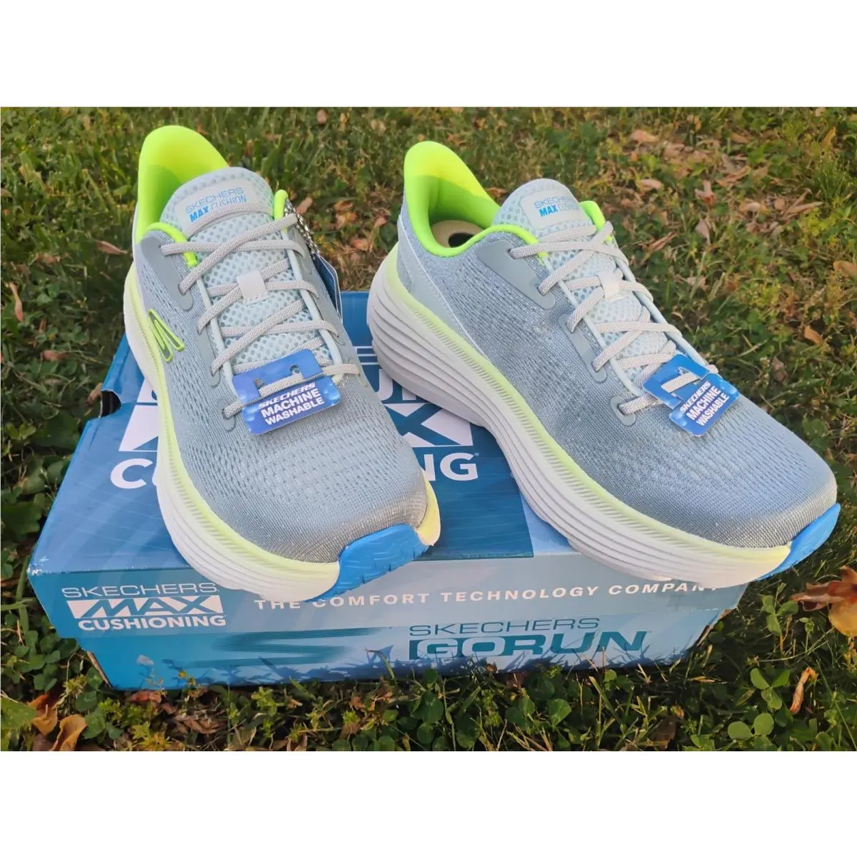 Skechers shoes - Skechers Max - Max - 129479 - Blue, Manufacturer: Black Silver (UPC: 198376368340) 2