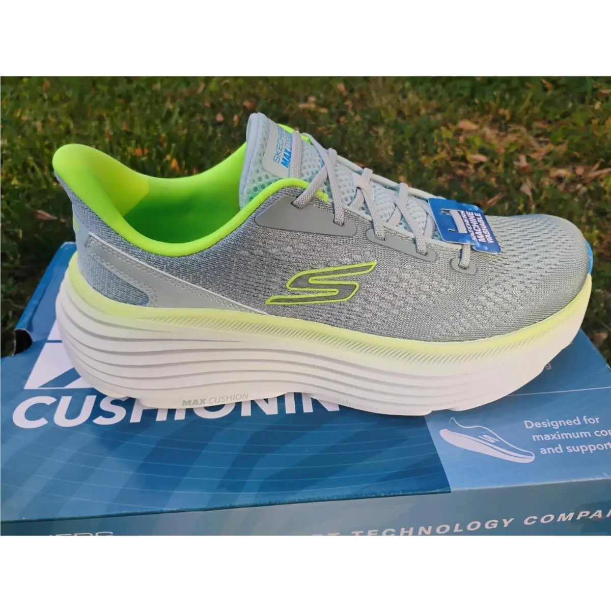 Skechers shoes - Skechers Max - Max - 129479 - Blue, Manufacturer: Black Silver (UPC: 198376368340) 6