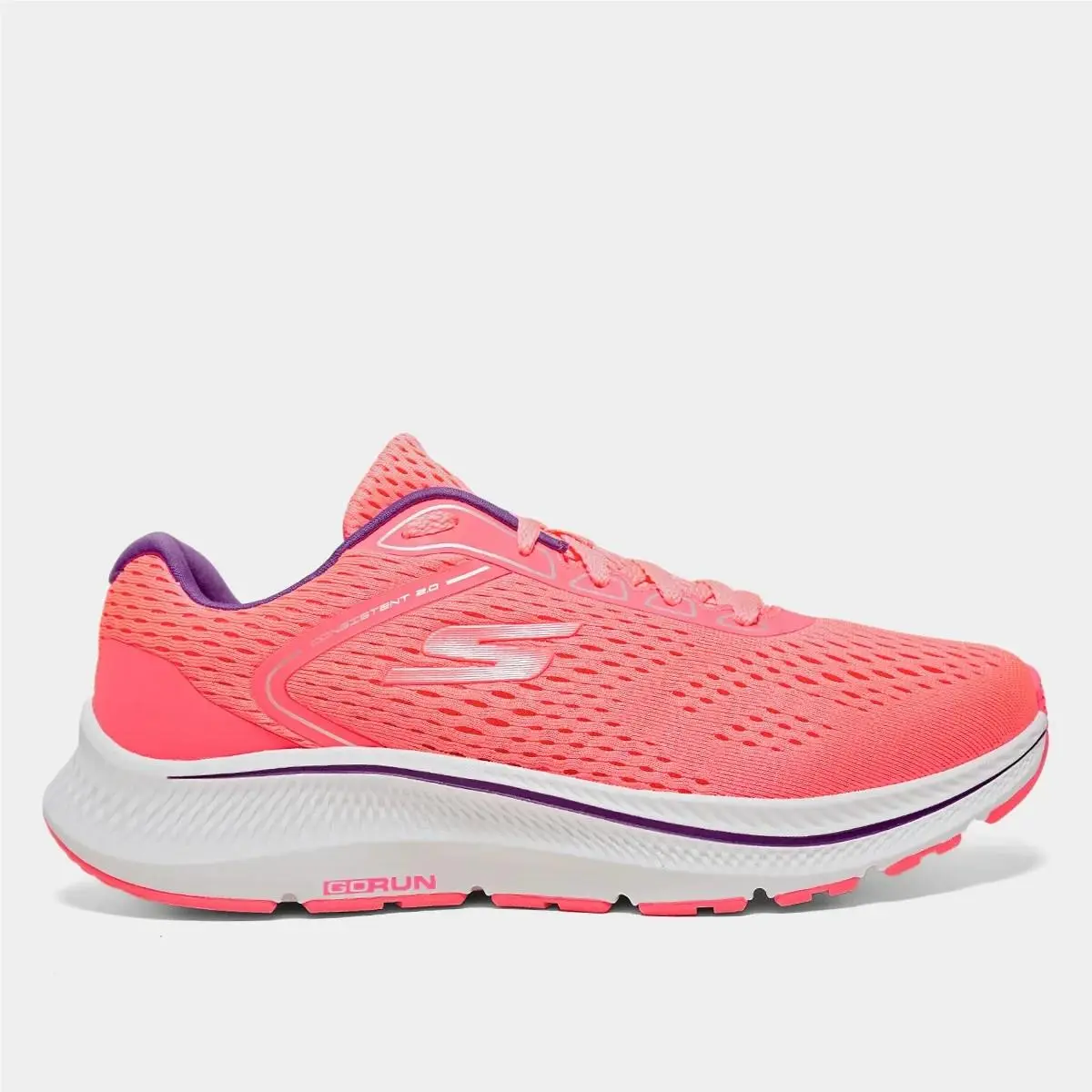 Skechers GO Run Consistent 2.0 Women`s Athletic Shoes Size: 6 Pink Purple