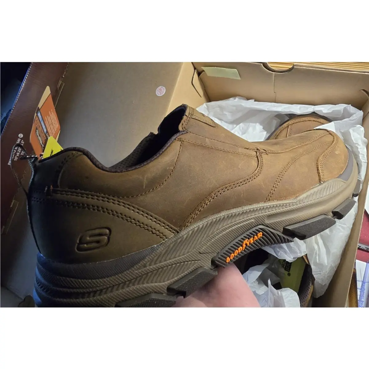 Skechers shoes - Skechers RESPECTED-LOWRY - 204436WW/DSRT - Brown 8