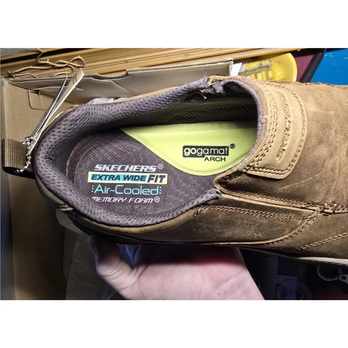 Skechers shoes - Skechers RESPECTED-LOWRY - 204436WW/DSRT - Brown 1