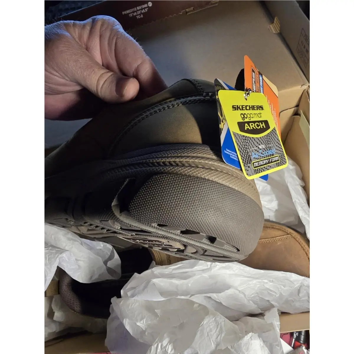 Skechers shoes - Skechers RESPECTED-LOWRY - 204436WW/DSRT - Brown 3