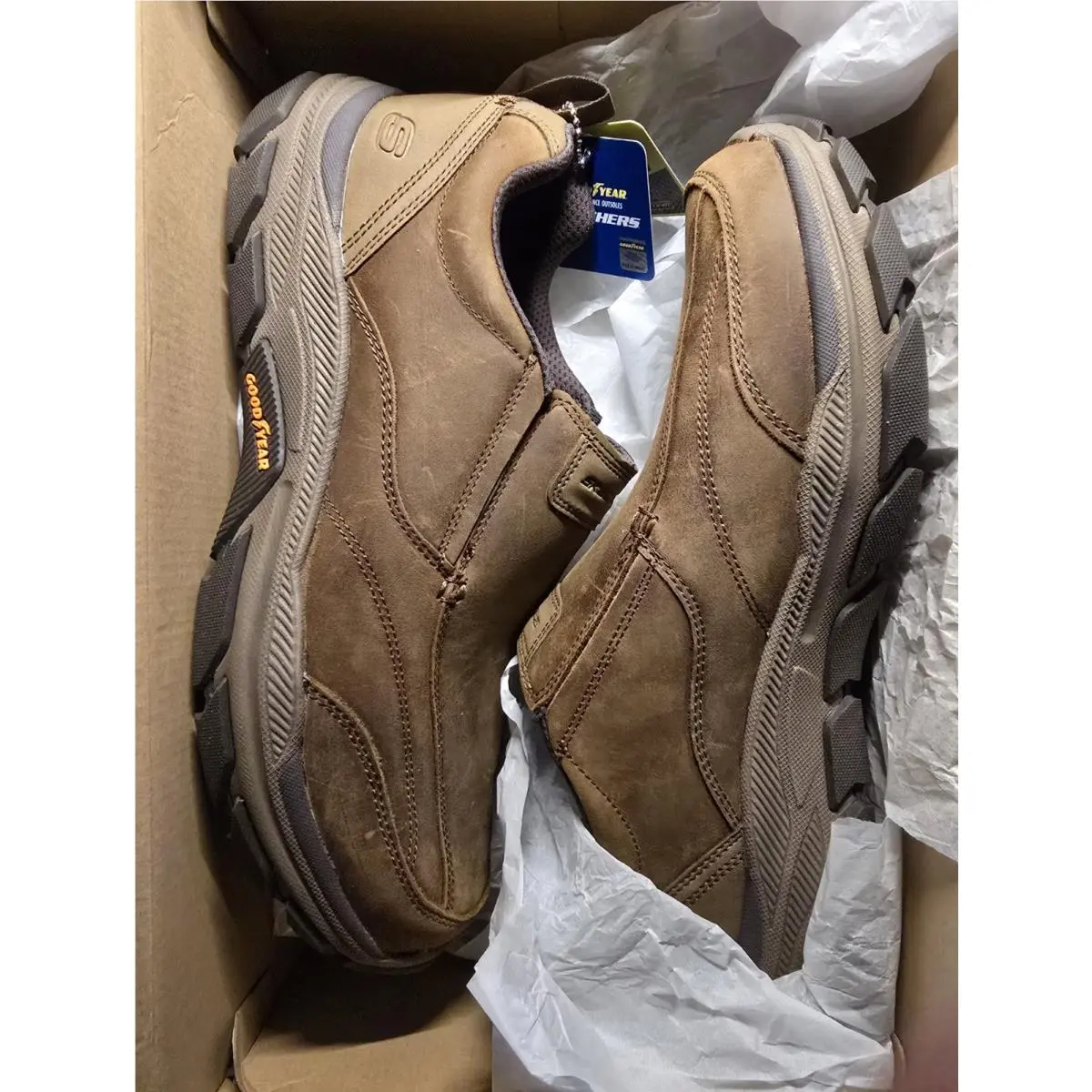 Skechers shoes - Skechers RESPECTED-LOWRY - 204436WW/DSRT - Brown 7
