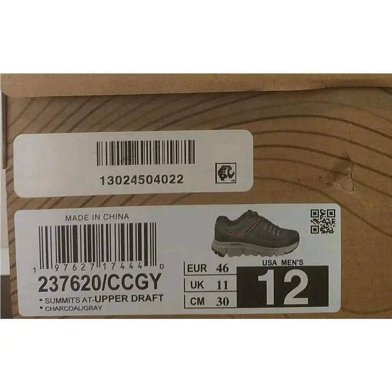 Skechers shoes - Upper Draft - Upper Draft - 237620/CCGY - Gray 7