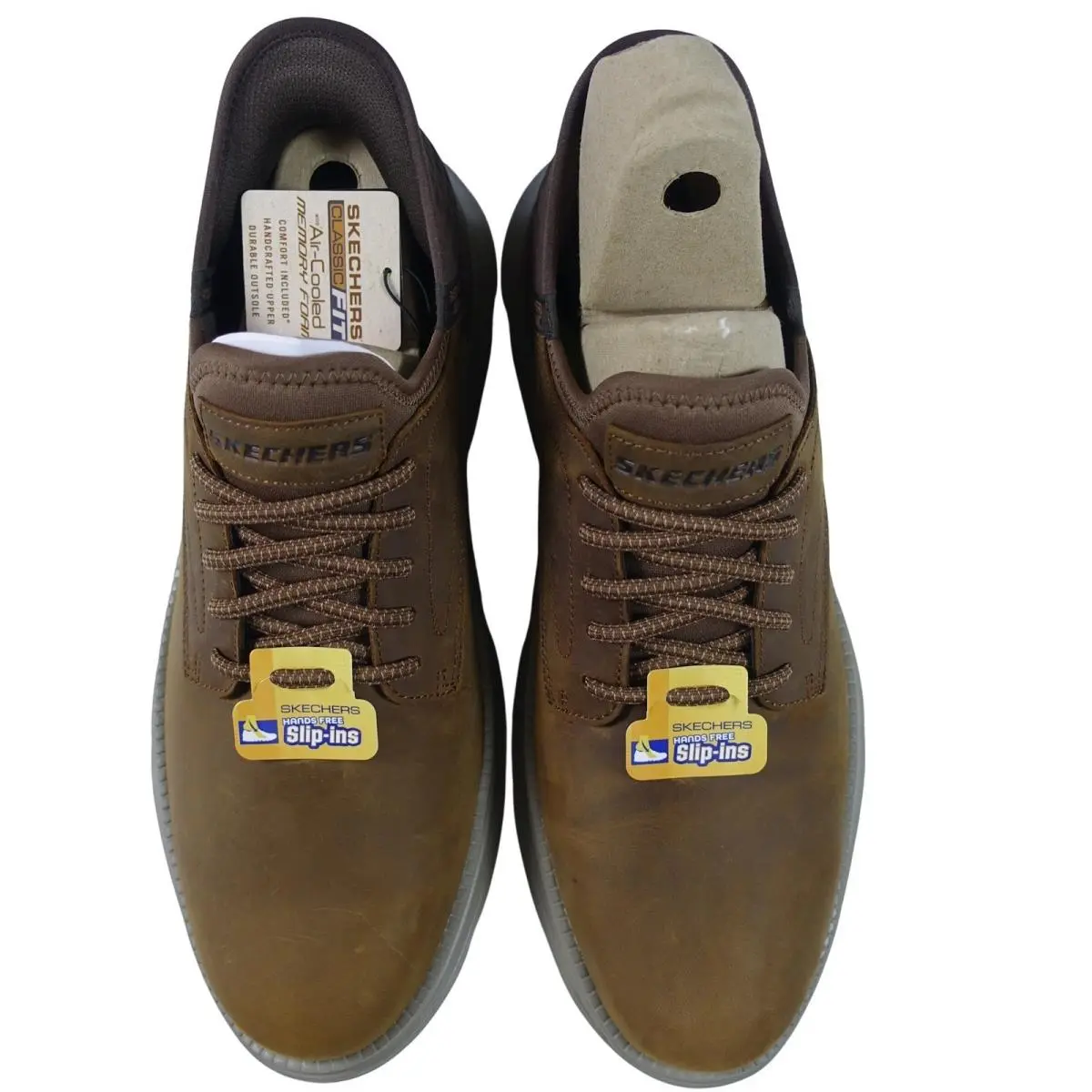 Skechers shoes - Garza-Gervin - Brown (UPC: 196989359830) 3