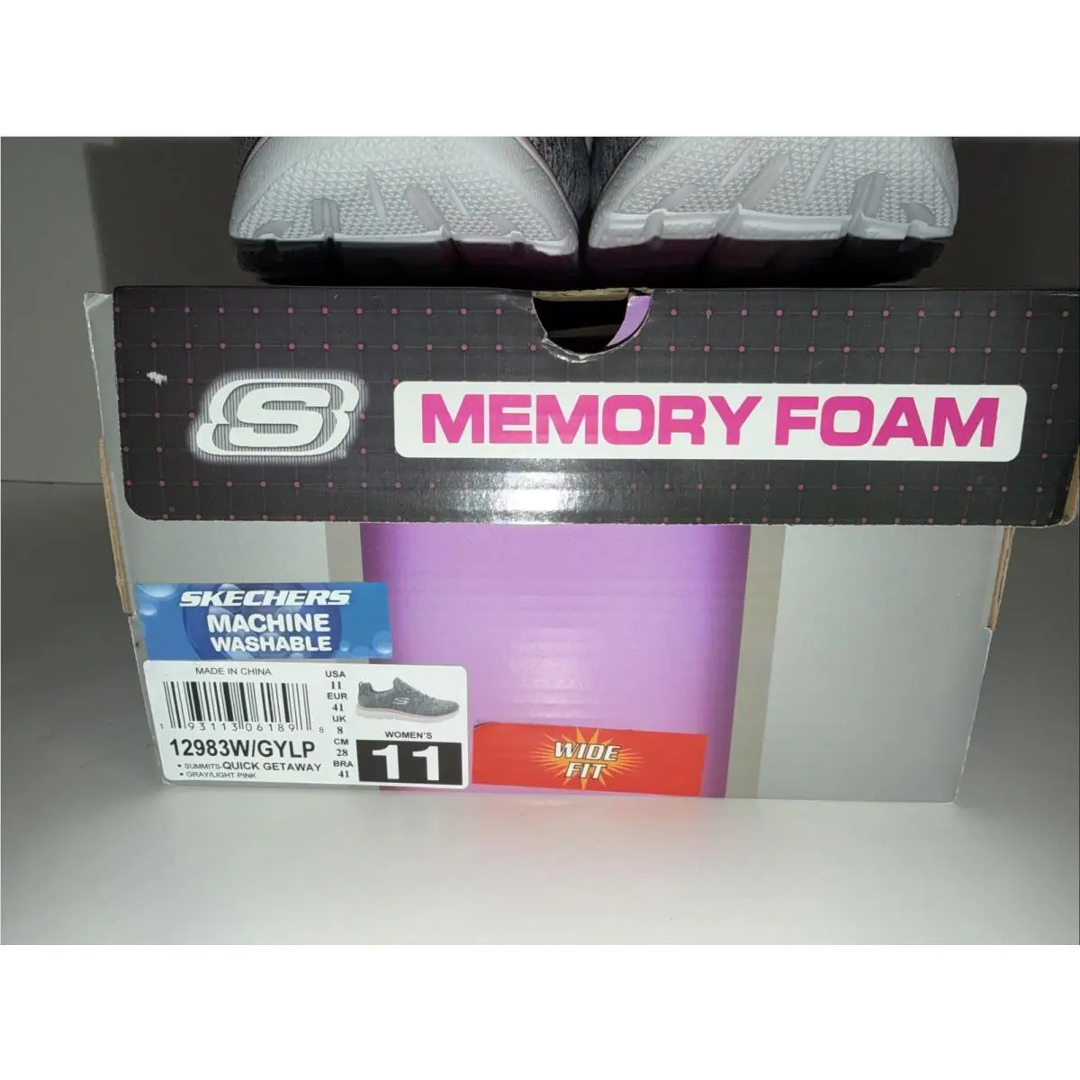 Skechers shoes - quick getaway - quick getaway - 12983W - Gray (UPC: 193113061898) 0