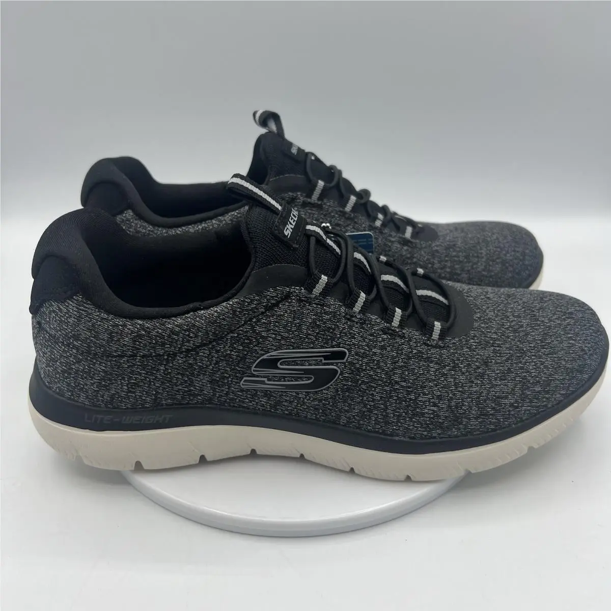 Skechers Men’s 7.5 Summits Forton Bkw Memory Foam Lightweight w Box