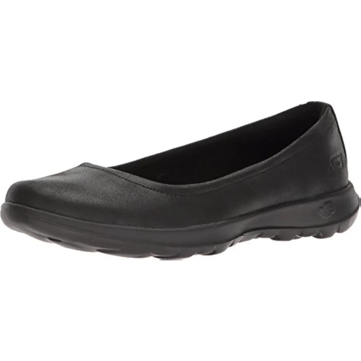 Skechers Womens Casual Ballet Flat Black/black 8 US 8 Black/black