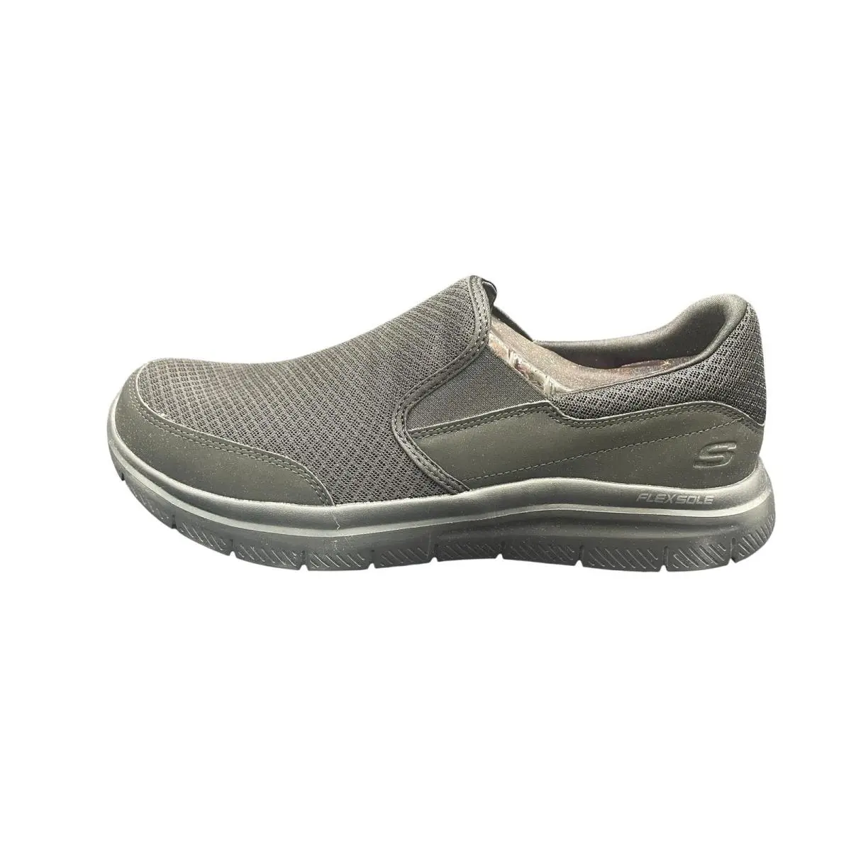 Skechers Men Slip On Shoes 77048/BBK Flex Advantage Sr-mcallen Black Size 11.5 M