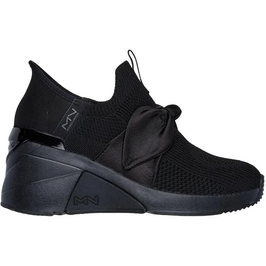 Skechers Enzie Hands Free Slip-ins Women’s Wedge Sneakers Size 7 Black