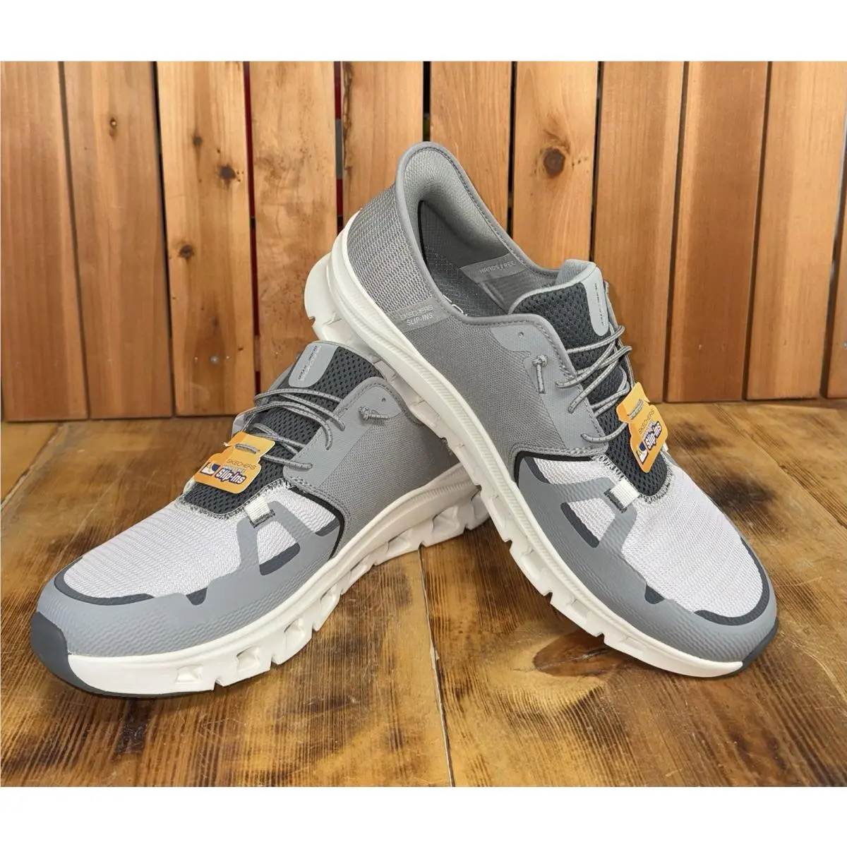 Skechers Glide-step Pro Men’s Shoes Grey/charcoal Sz 13